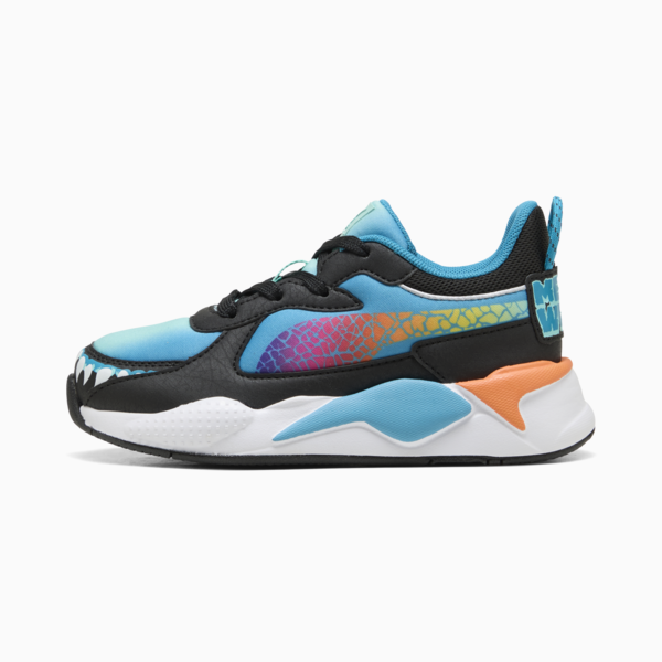 Tenis PUMA x HOT WHEELS™ RS-X para niños, Tropical Blue-Orange Glo, large-MEX
