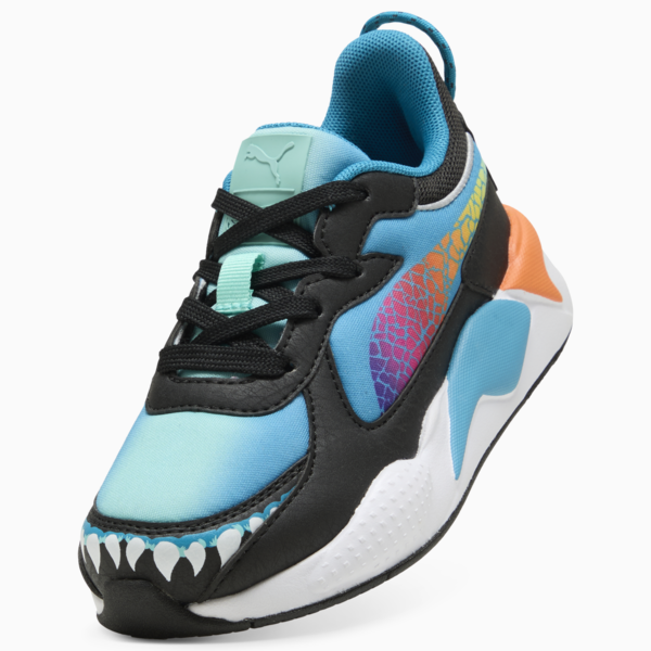 Tenis PUMA x HOT WHEELS™ RS-X para niños, Tropical Blue-Orange Glo, large-MEX