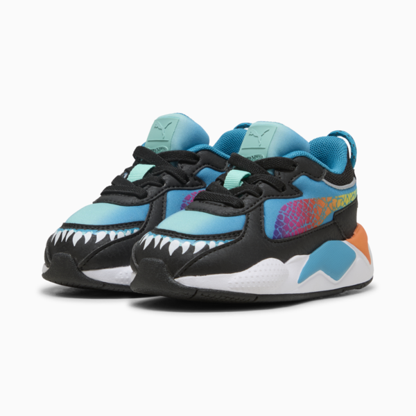 Tenis PUMA x HOT WHEELS™ RS-X para bebés, Tropical Blue-Orange Glo, large-MEX