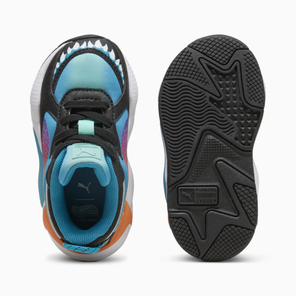 Tenis PUMA x HOT WHEELS™ RS-X para bebés, Tropical Blue-Orange Glo, large-MEX