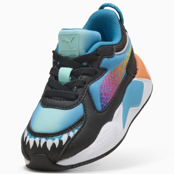 Tenis PUMA x HOT WHEELS™ RS-X para bebés, Tropical Blue-Orange Glo, large-MEX