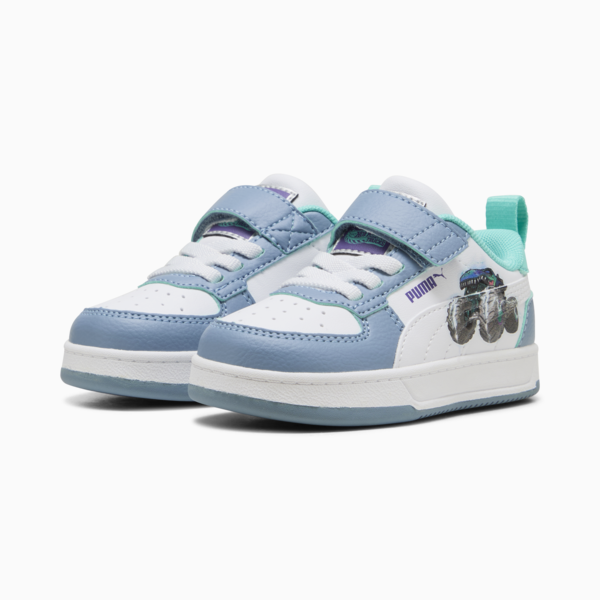 PUMA x HOT WHEELS™ MONSTER TRUCKS Caven 2.0 Sneakers Toddlers, Cool Blue-PUMA White-Aquatic, large-ZAF