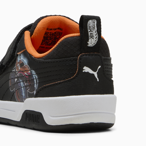 PUMA x HOT WHEELS™ MONSTER TRUCKS Multiflex 2 Sneakers Kids, PUMA Black-PUMA Black-Orange Glo, large-ZAF