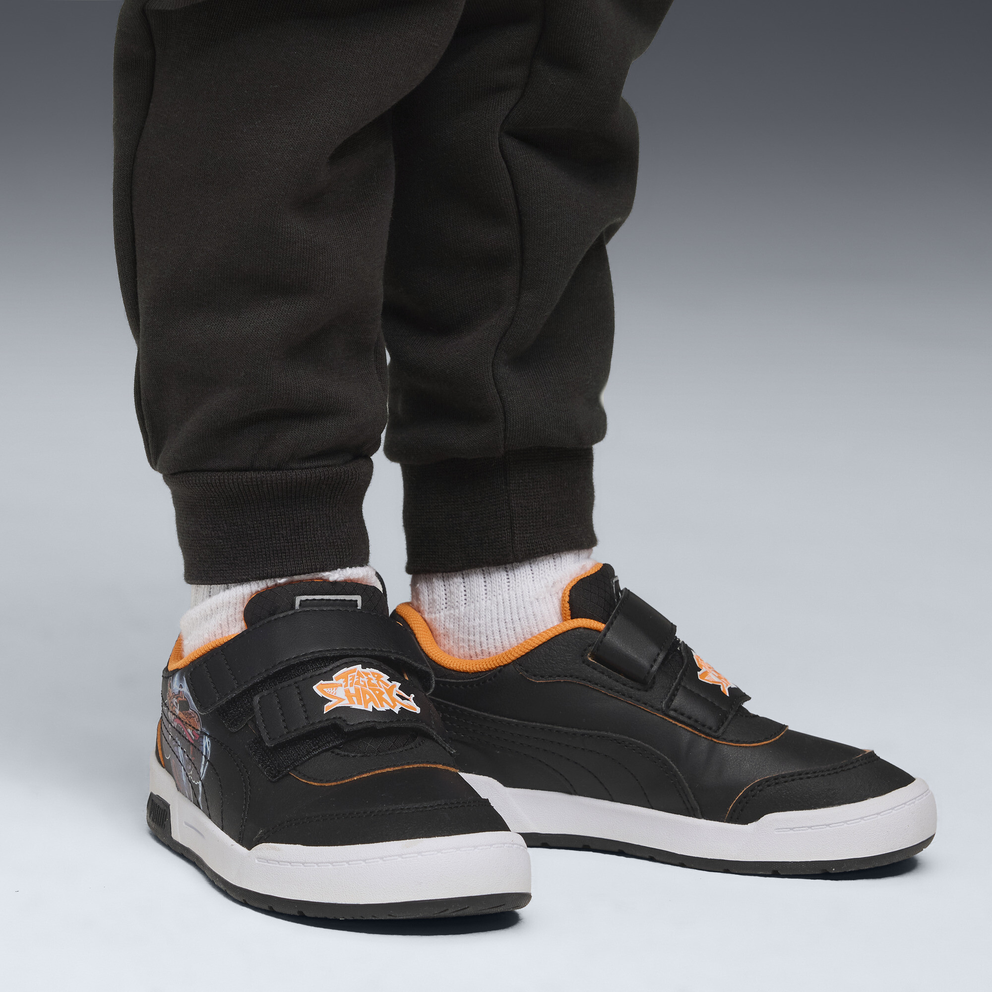 PUMA x HOT WHEELSâ¢ MONSTER TRUCKS Multiflex 2 sneakers, Zwart/Oranje, Maat 29 thumbnail 8