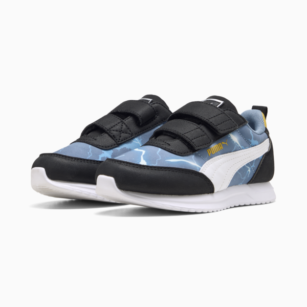 Puma R78 Lightwind HW 2 V PS, Cool Blue-PUMA White-Sunny Yellow, large-ZAF