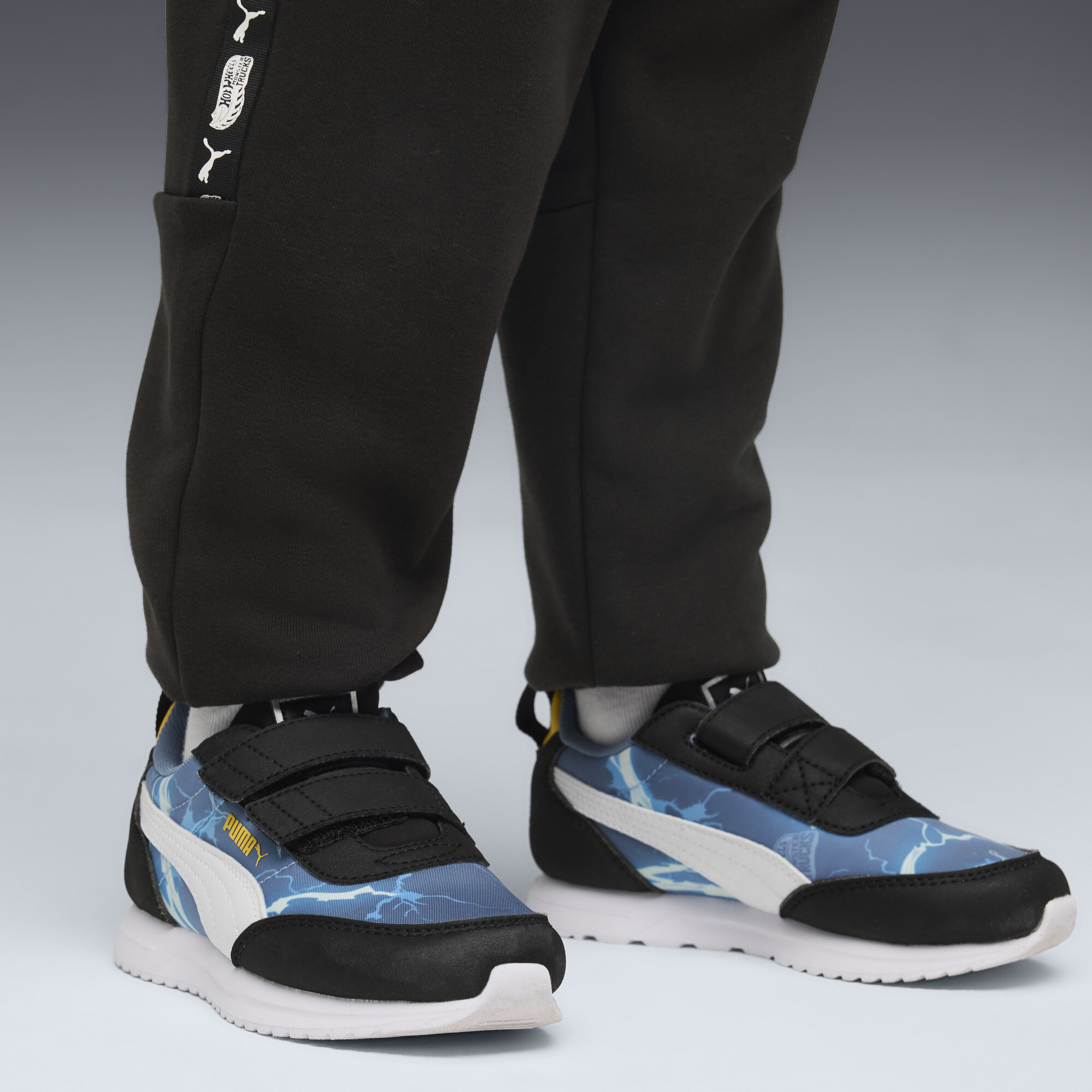 PUMA x HOT WHEELSâ¢ R78 Lightwind sneakers, Blauw/Geel/Wit, Maat 28 thumbnail 8