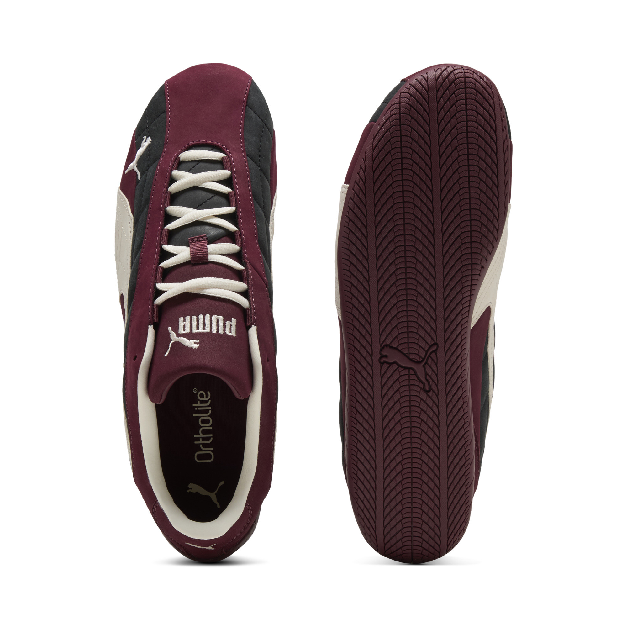 PUMA Speedcat Plus Gewatteerde Sneakers uniseks, Wit, Maat 37 thumbnail 4