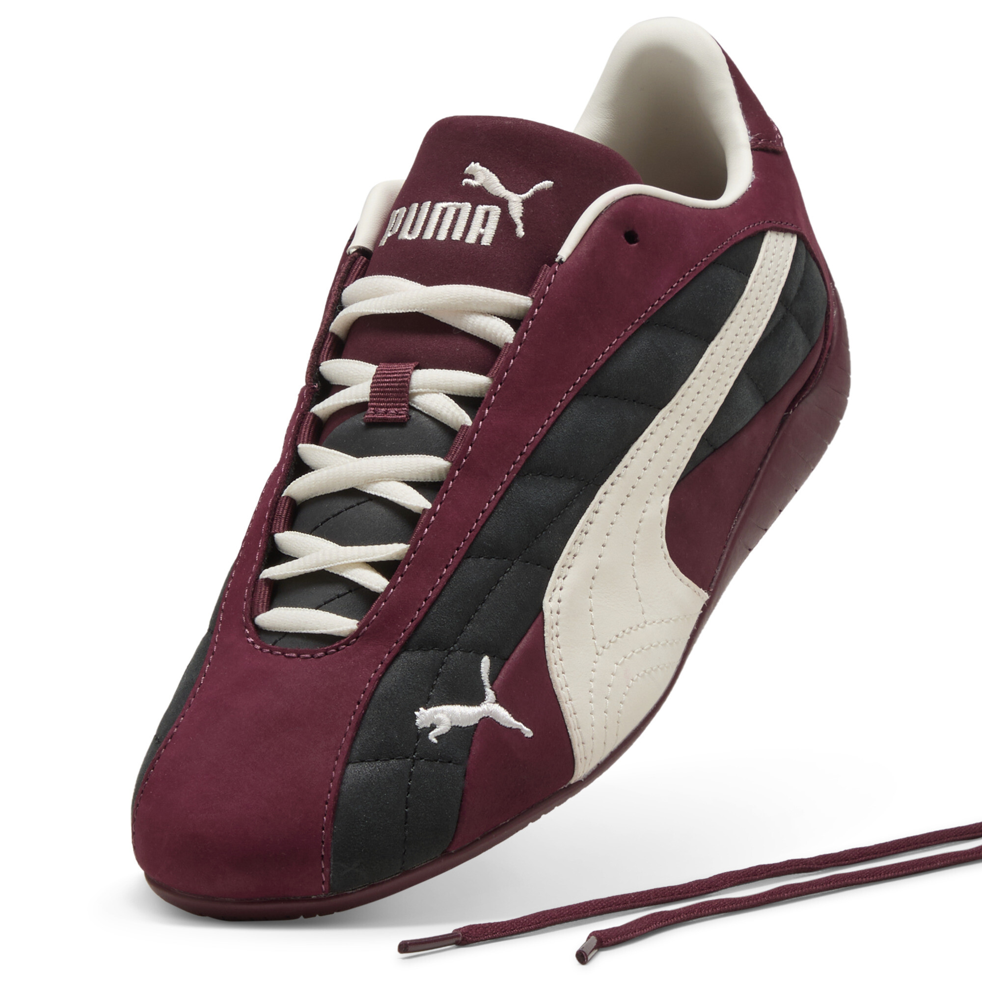 PUMA Speedcat Plus Gewatteerde Sneakers uniseks, Wit, Maat 37 thumbnail 2