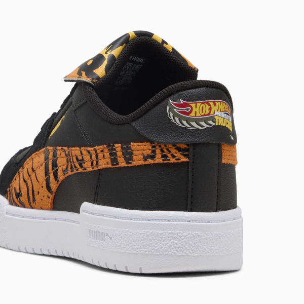 Tenis PUMA X HOT WHEELS™ Caven 2.0 para niños, PUMA Black-Orange Glo, large-MEX