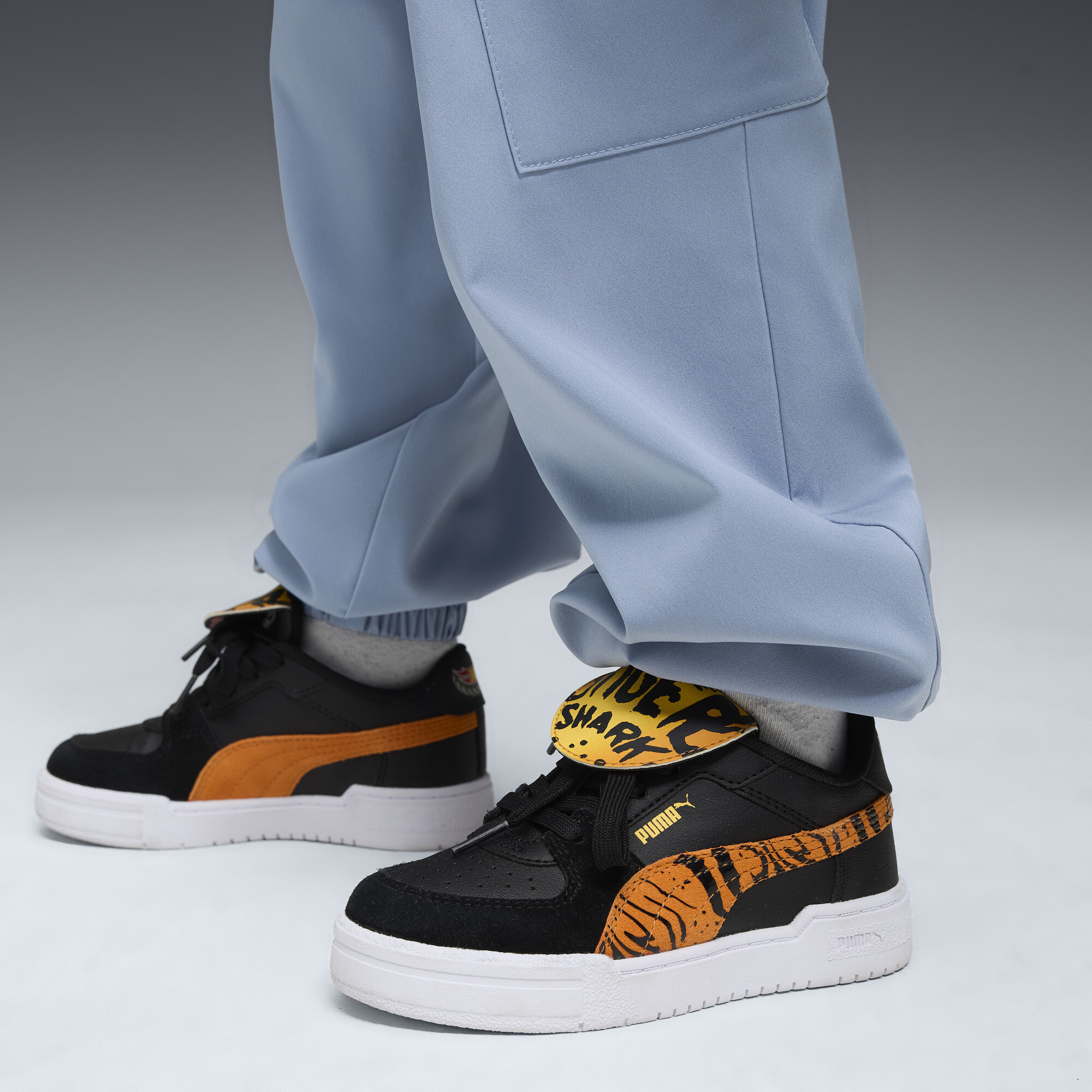 PUMA x HOT WHEELSâ¢ MONSTER TRUCKS CA Pro sneakers, Zwart/Oranje, Maat 29 thumbnail 9