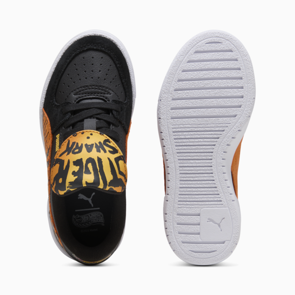 PUMA x HOT WHEELS™ MONSTER TRUCKS CA Pro Sneakers Kids, PUMA Black-Orange Glo, large-ZAF