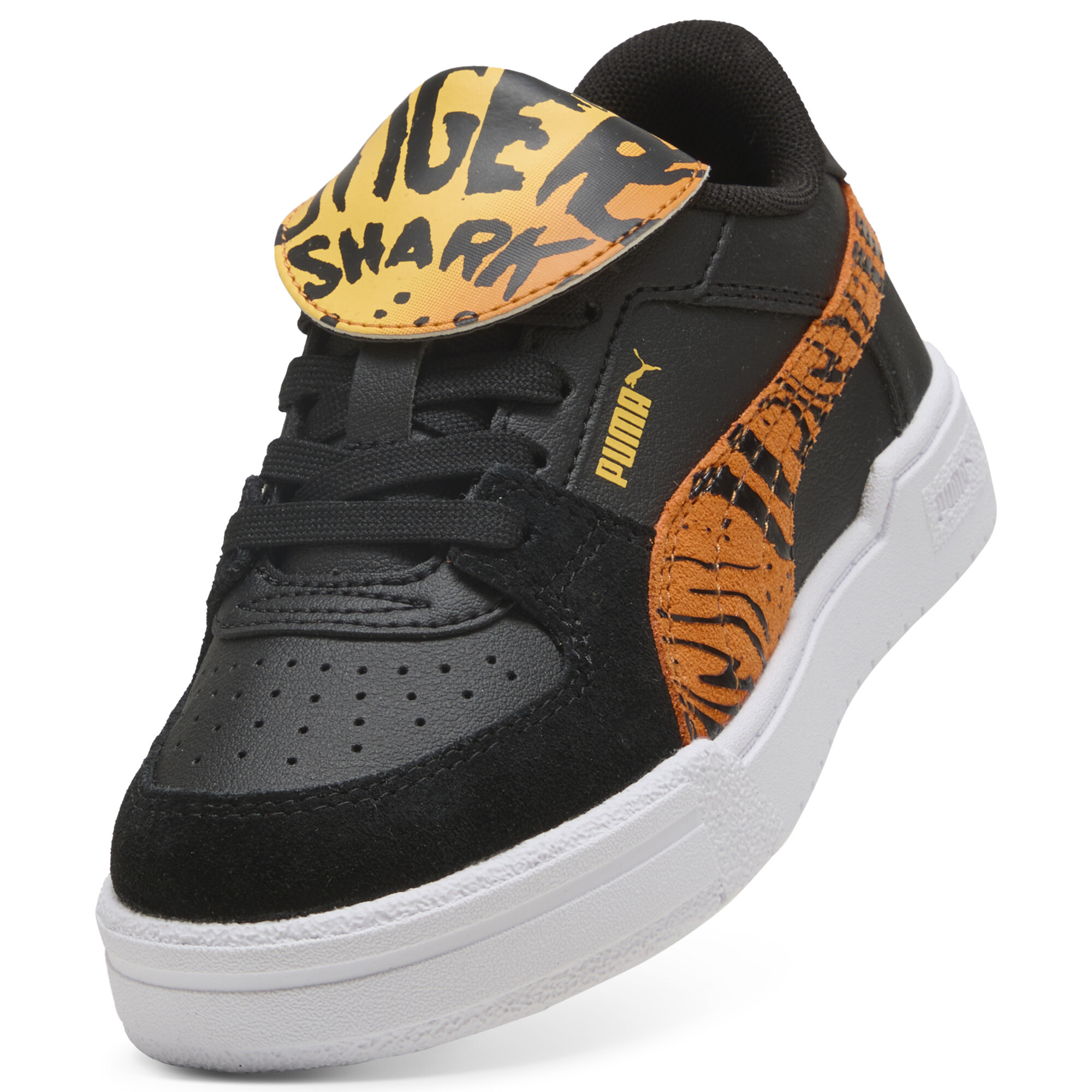 PUMA x HOT WHEELSâ¢ MONSTER TRUCKS CA Pro sneakers, Zwart/Oranje, Maat 29 thumbnail 3