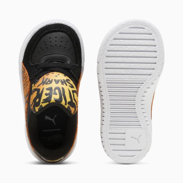 Tenis PUMA x HOT WHEELS™ RS-X para bebés, PUMA Black-Orange Glo, large-MEX