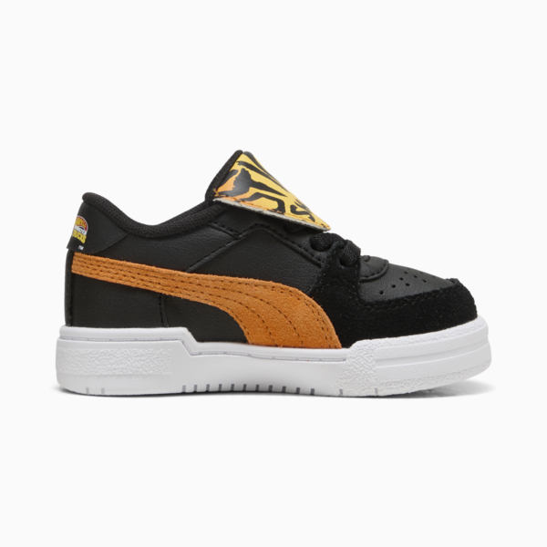 Tenis PUMA x HOT WHEELS™ RS-X para bebés, PUMA Black-Orange Glo, large-MEX