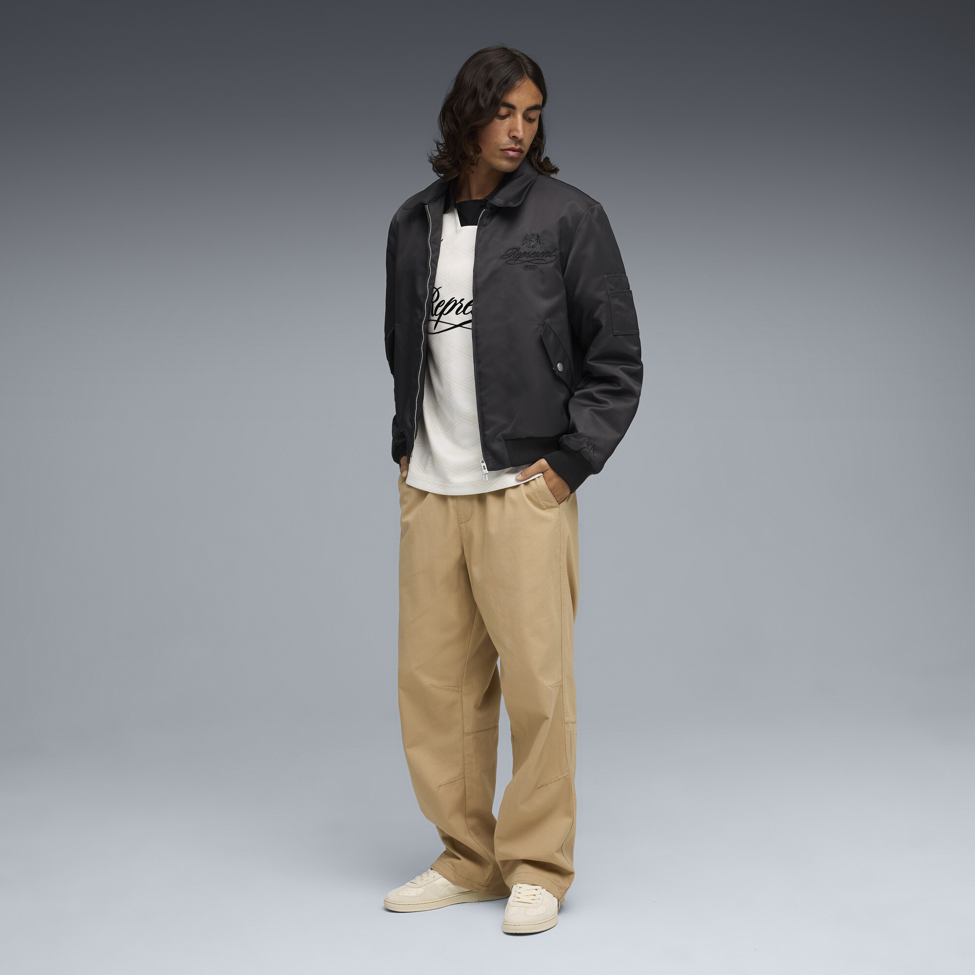 PUMA x REPRESENT Super Team uniseks sneakers, Wit, Maat 38 thumbnail 8