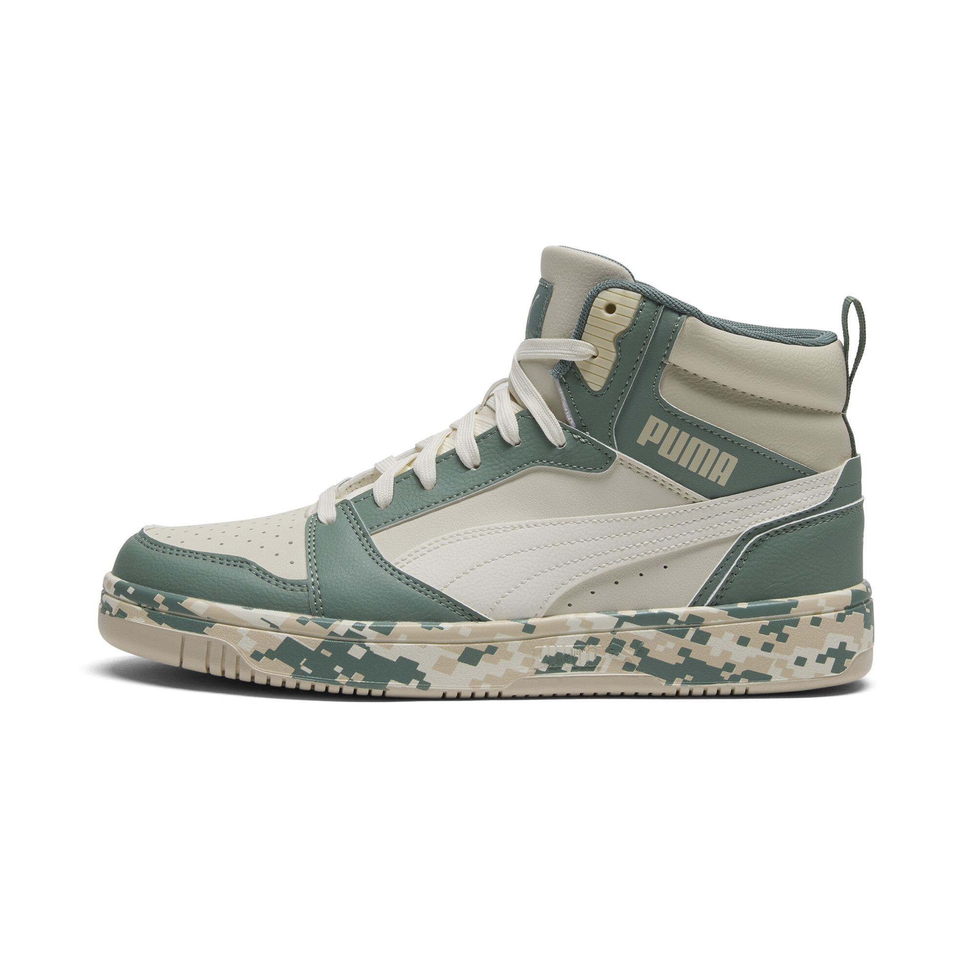 PUMA Rebound V6 Camo Shoes in White - 403482_01