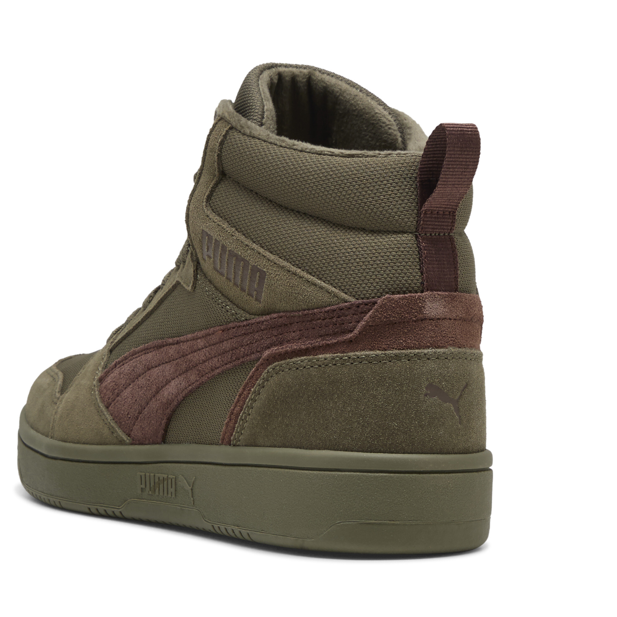 PUMA Rebound V6 SD sneakers uniseks, Groen/Bruin, Maat 42 thumbnail 5