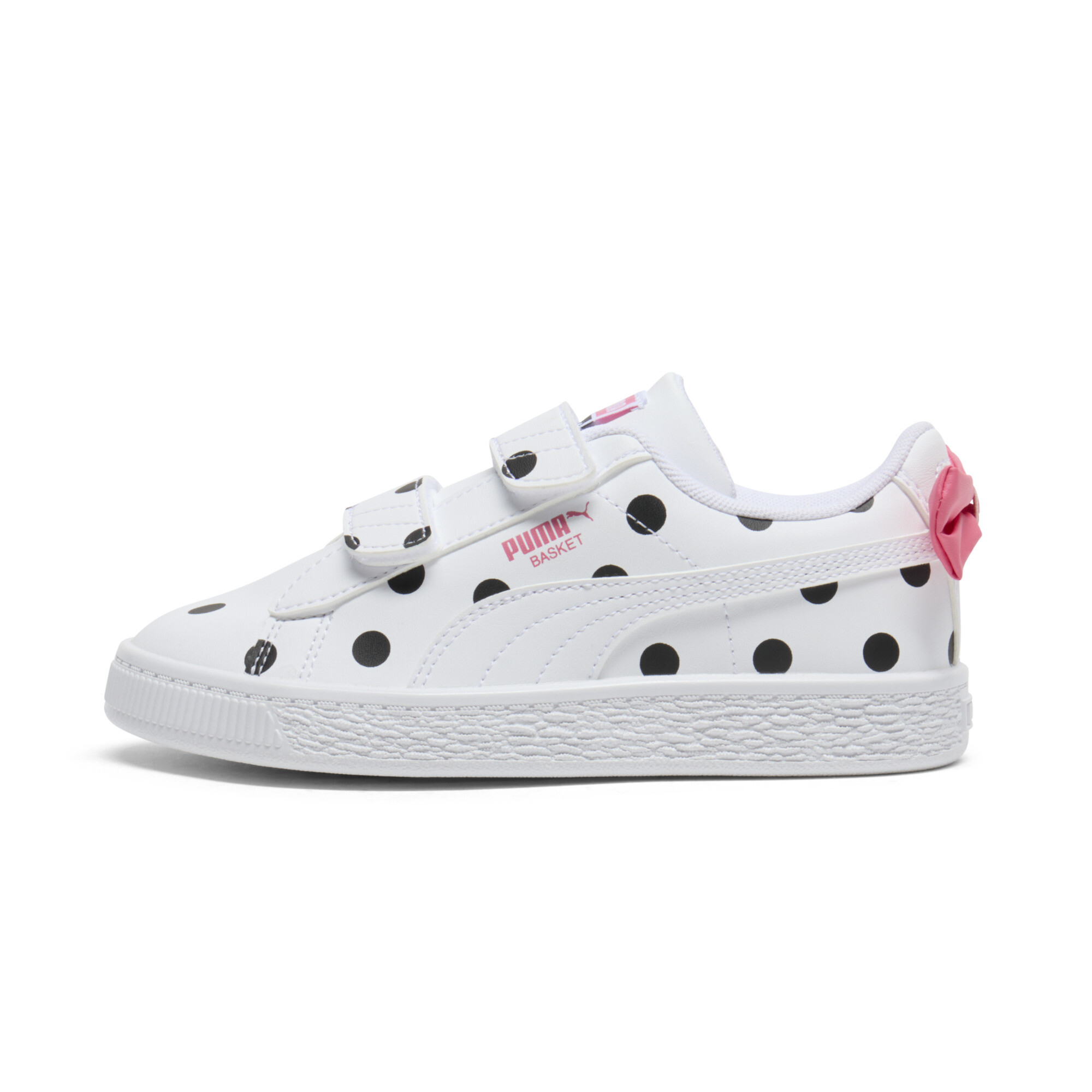 Puma Basket Bow V Ps Shoes In White