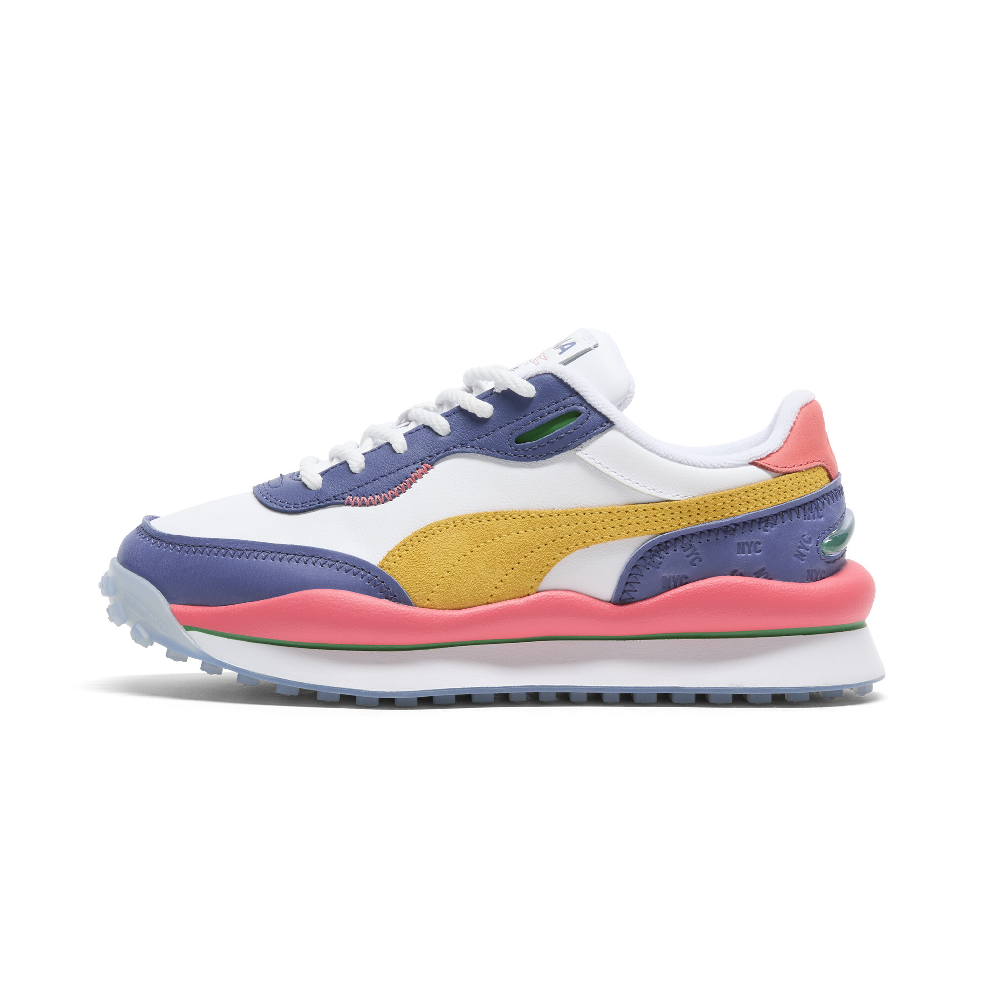 Puma Style Rider Nyc Flagship Wns Shoes In White