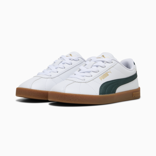 Puma Club II Sneakers Kids, PUMA White-Dark Myrtle, large-ZAF