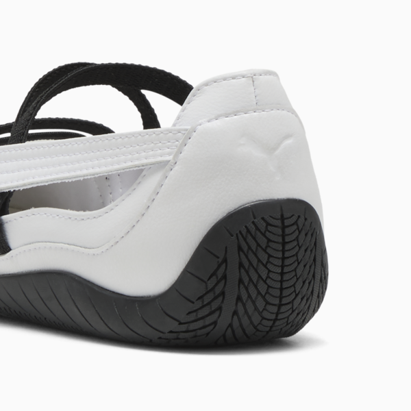 Balerinas Speedcat Cuero para mujer, PUMA White-PUMA White-PUMA Black, large-MEX