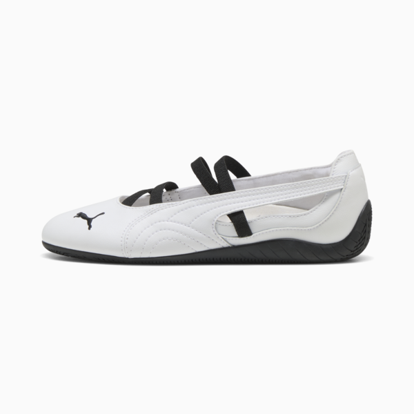 Balerinas Speedcat Cuero para mujer, PUMA White-PUMA White-PUMA Black, large-MEX