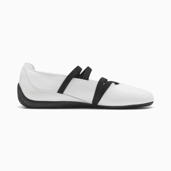 Balerinas Speedcat Cuero para mujer, PUMA White-PUMA White-PUMA Black, large-MEX