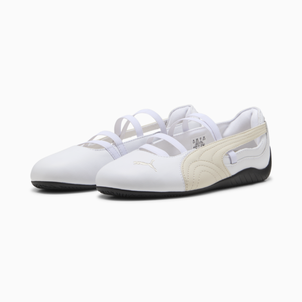 Balerinas Speedcat Cuero para mujer, PUMA White-Alpine Snow, large-MEX