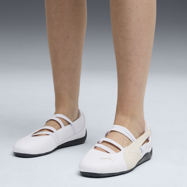 Balerinas Speedcat Cuero para mujer, PUMA White-Alpine Snow, large-MEX