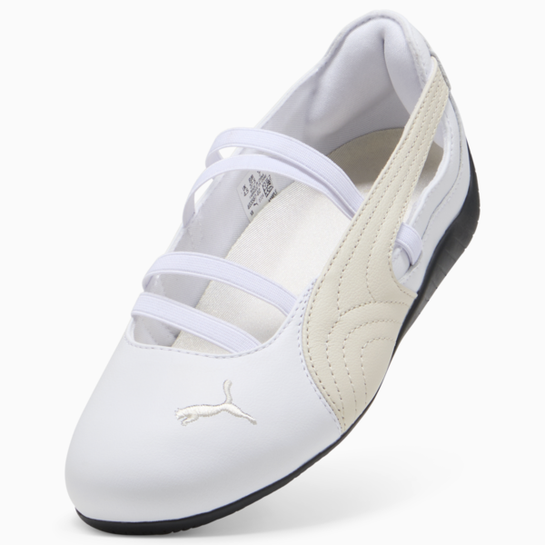 Balerinas Speedcat Cuero para mujer, PUMA White-Alpine Snow, large-MEX