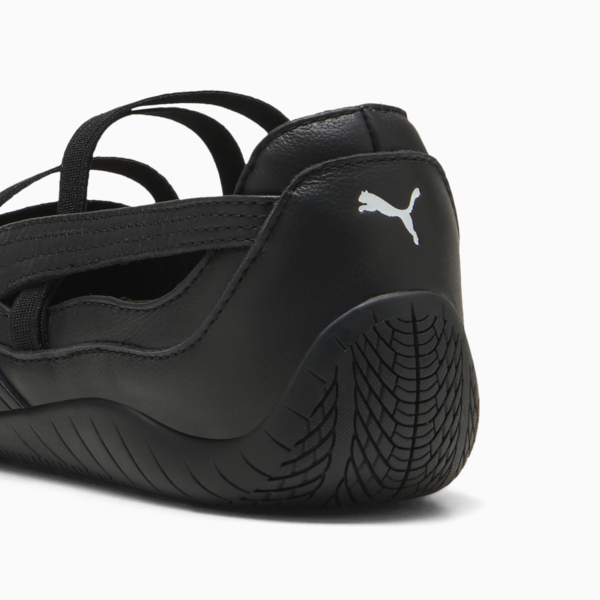 Balerinas Speedcat Cuero para mujer, PUMA Black-PUMA White, large-MEX