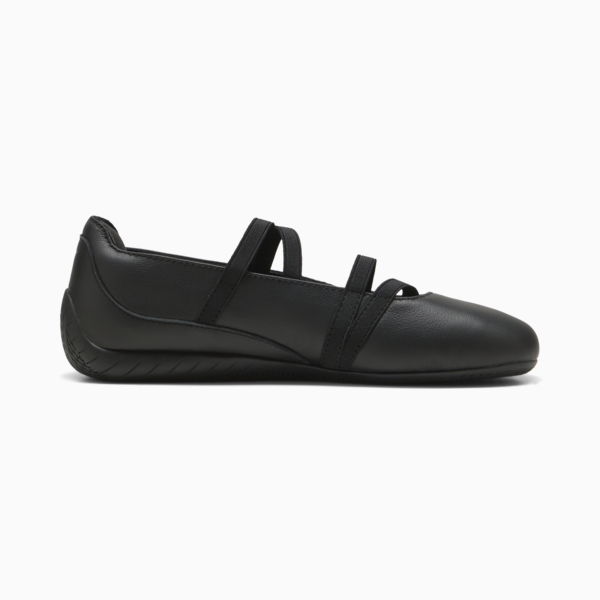 Balerinas Speedcat Cuero para mujer, PUMA Black-PUMA White, large-MEX