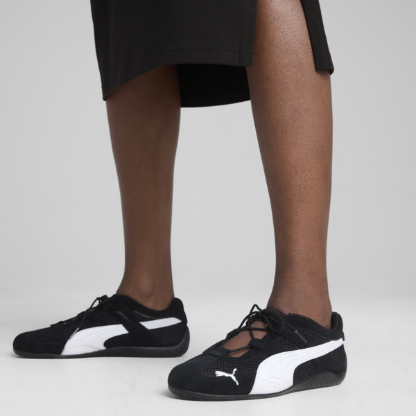 Tenis Speedcat Go para mujer, PUMA Black-PUMA White, large-MEX