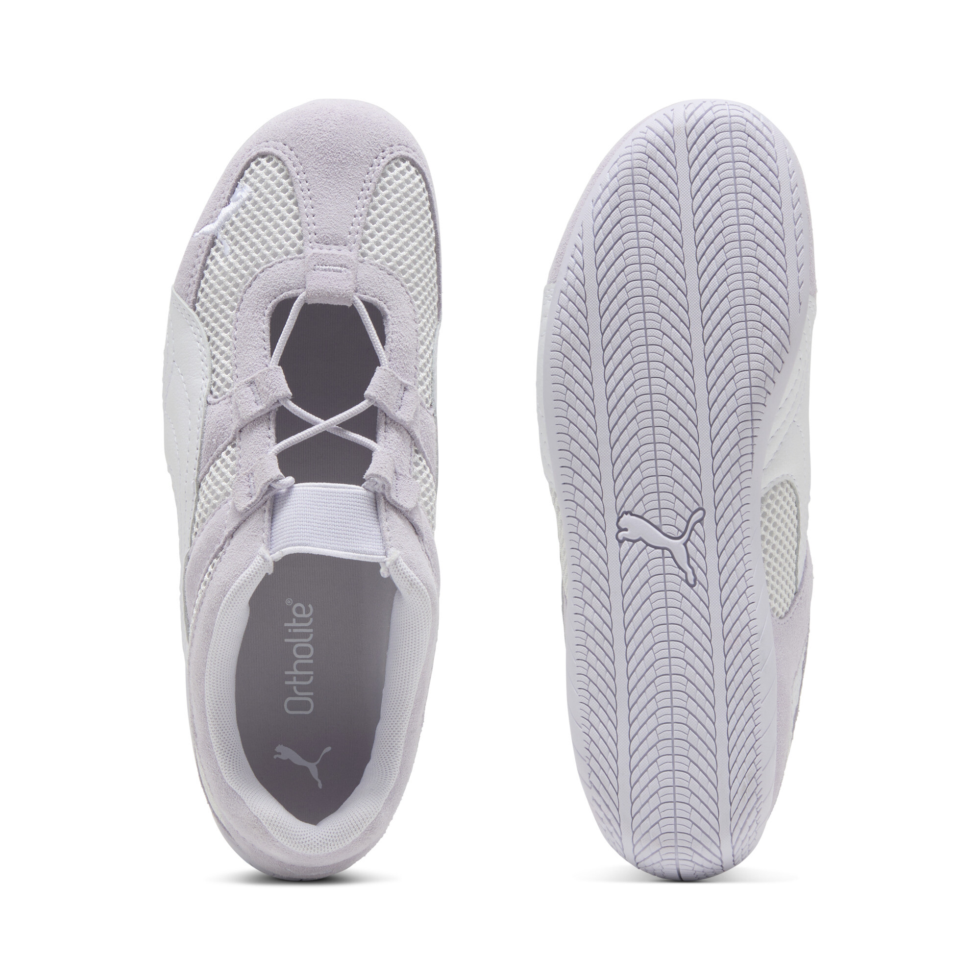PUMA Speedcat Go schoenen voor Dames, Wit, Maat 38,5 thumbnail 4