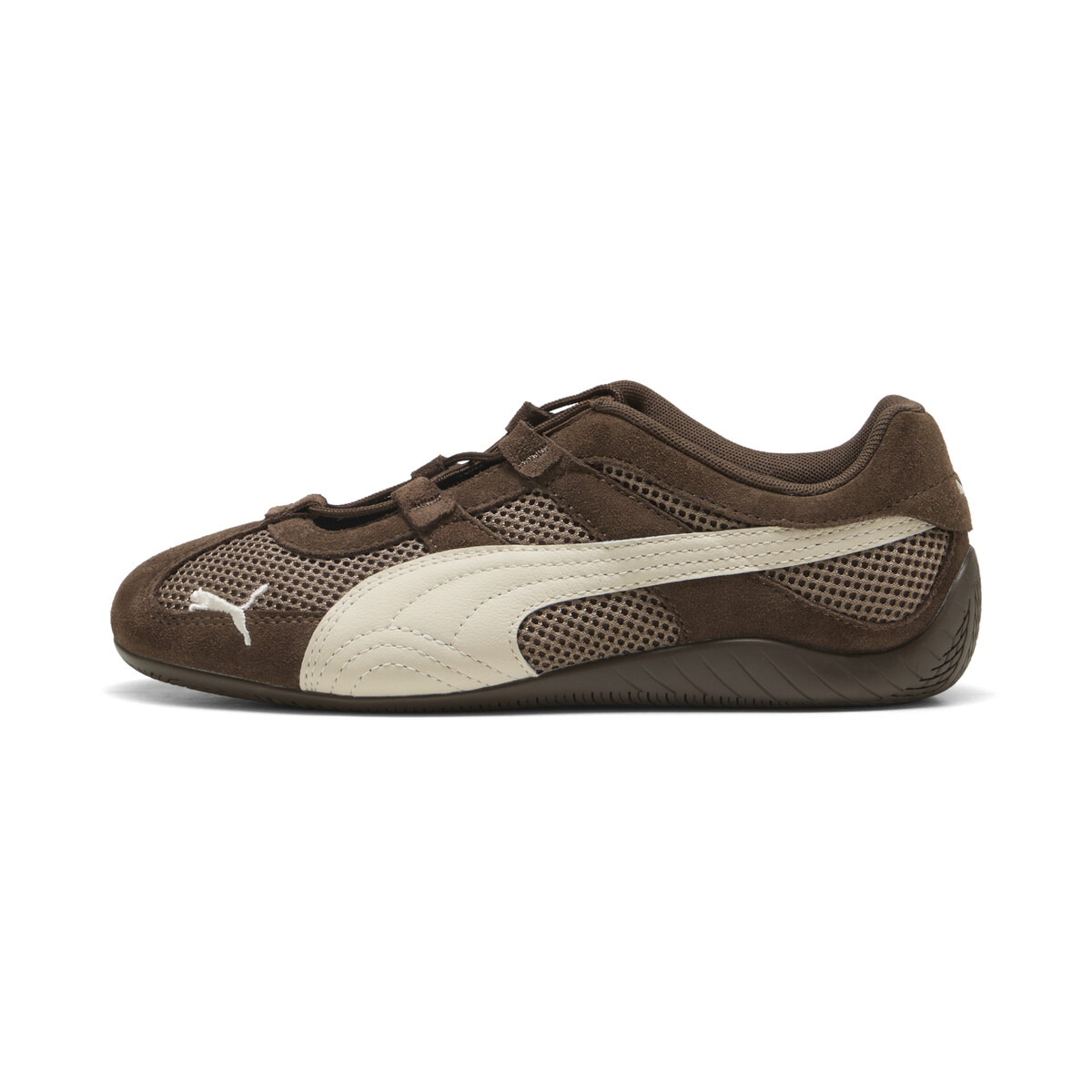 Speedcat Go Shoes Women in Chocolate/Alpine Snow by PUMA, UK 4