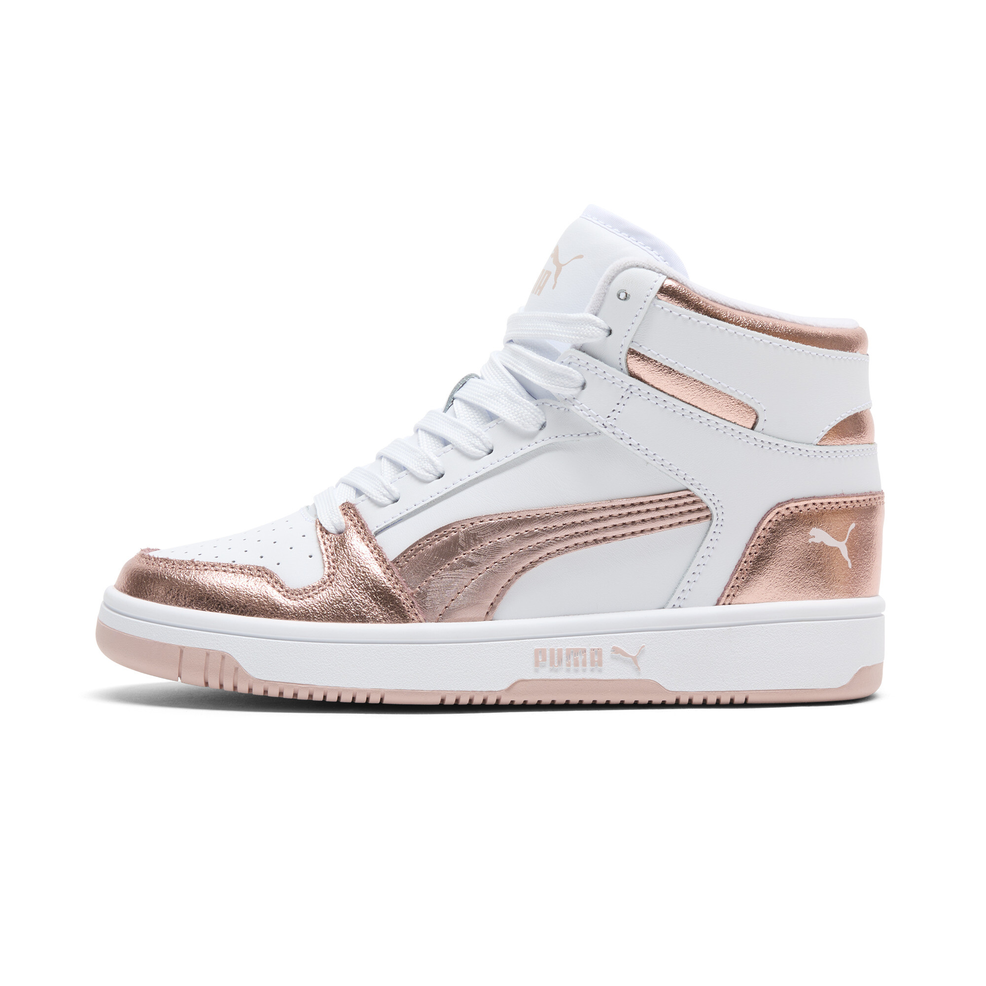 Puma Rebound Layup Sl Metallicwns Shoes In White