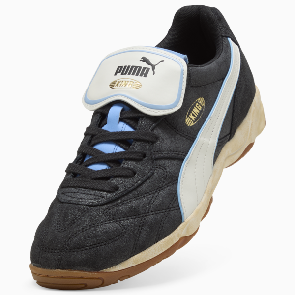Tenis King Indoor, PUMA Black-Warm White, large-MEX