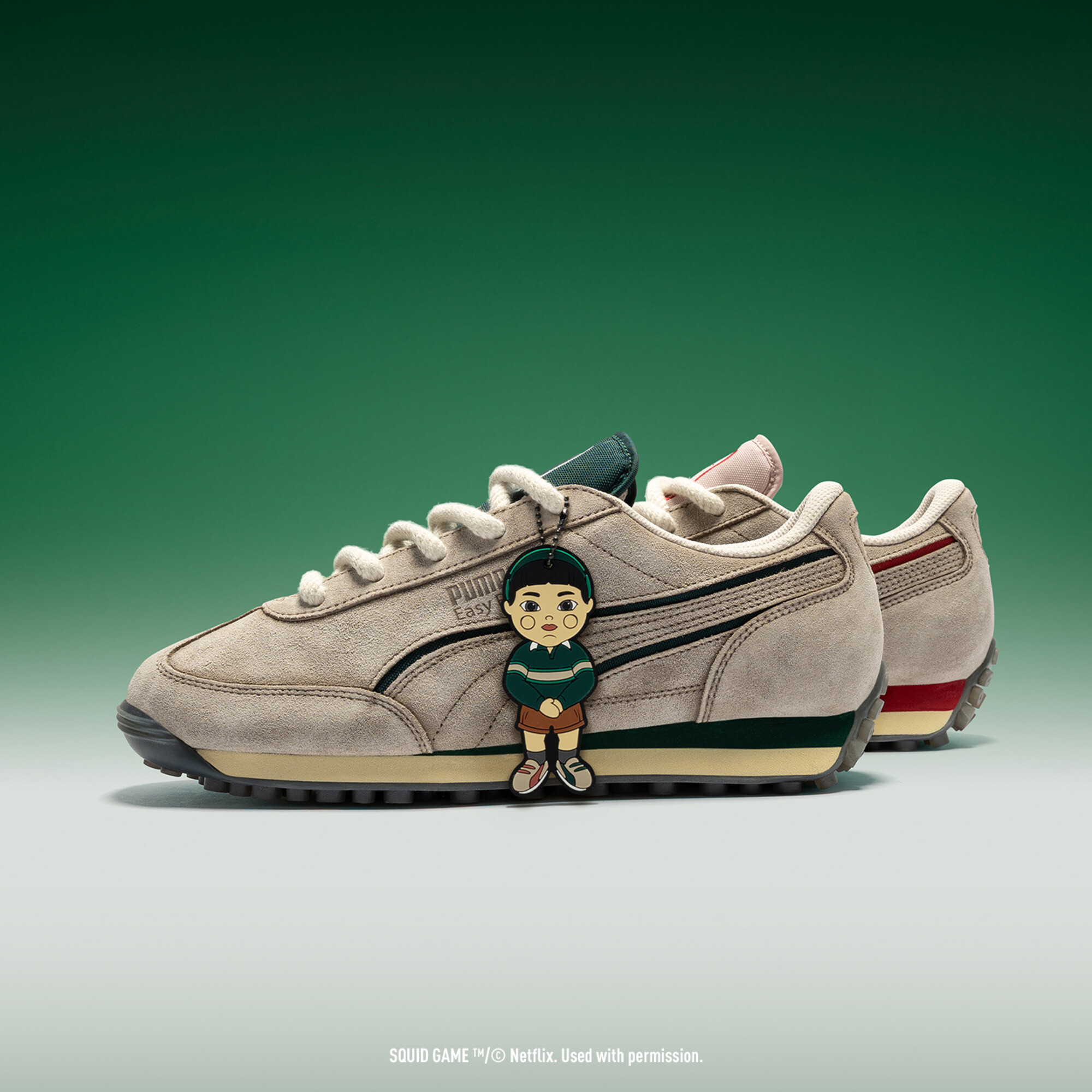 PUMA x SQUID GAME Easy Rider unisex sneakers, Rood, Maat 42 thumbnail 3