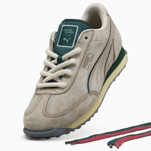 PUMA x SQUID GAME Easy Rider Sneakers Unisex, Alpine Snow-Dark Myrtle-Club Red, large-ZAF