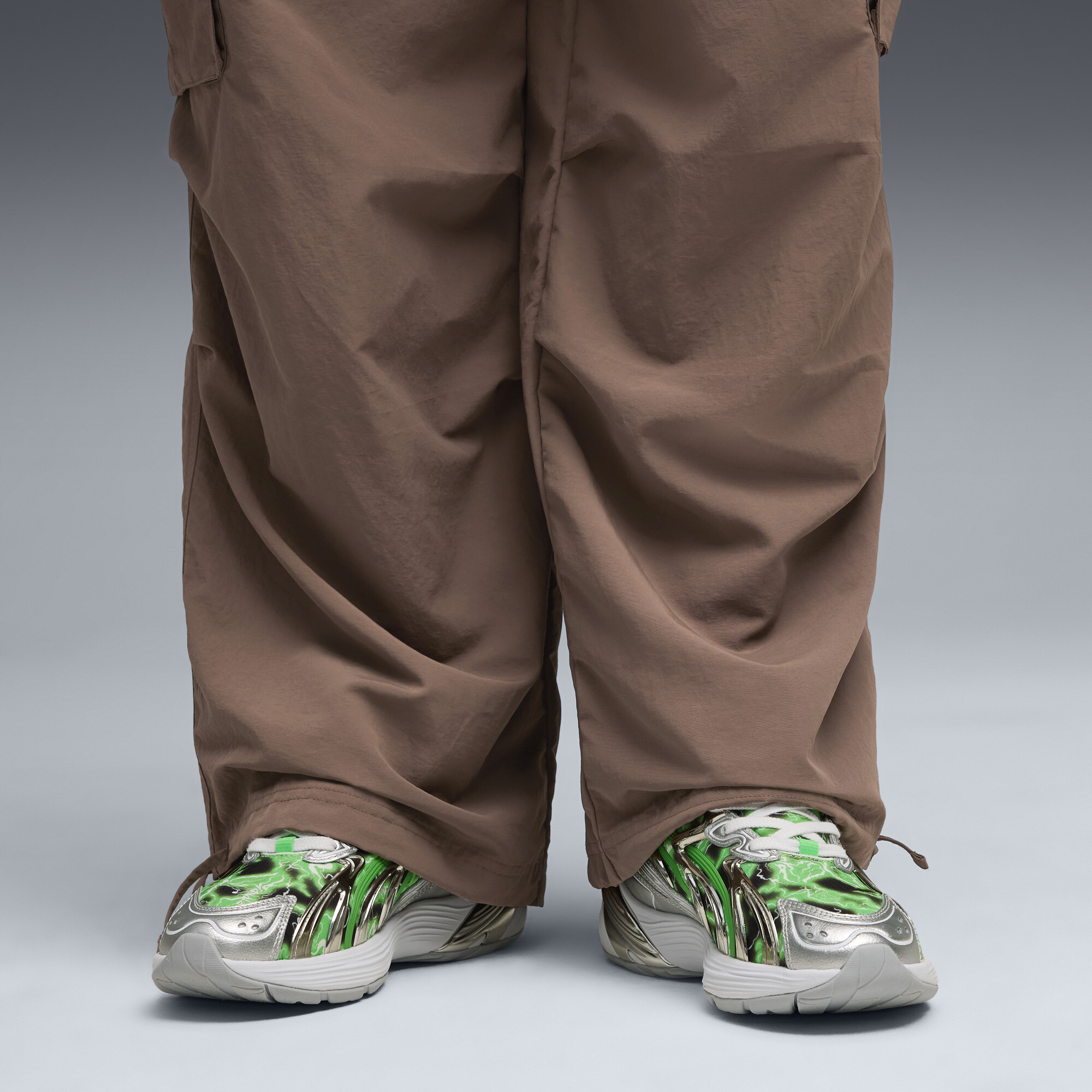 PUMA x RIPNDIP Inverse Sneakers uniseks, Groen/Zilver, Maat 38 thumbnail 9