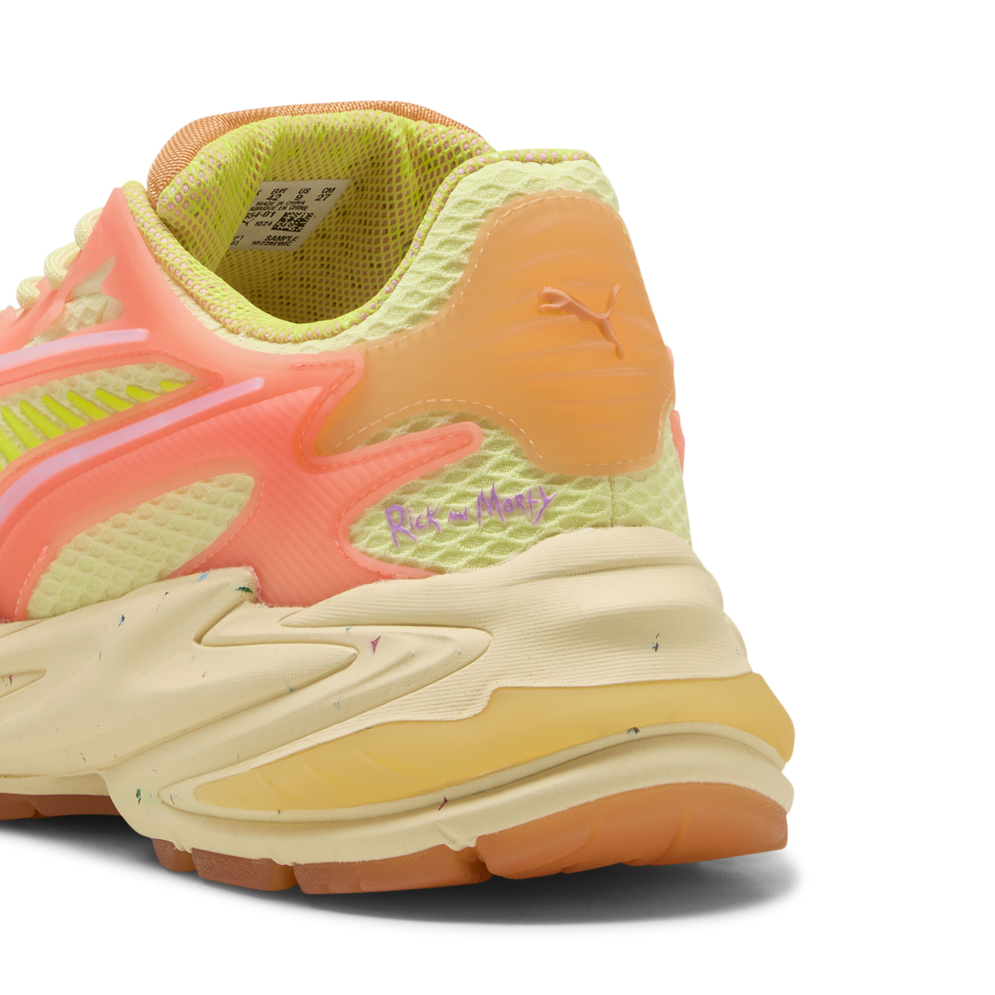 PUMA x RICK AND MORTY RS Surge sneakers Uniseks, Goud, Maat 37 thumbnail 6
