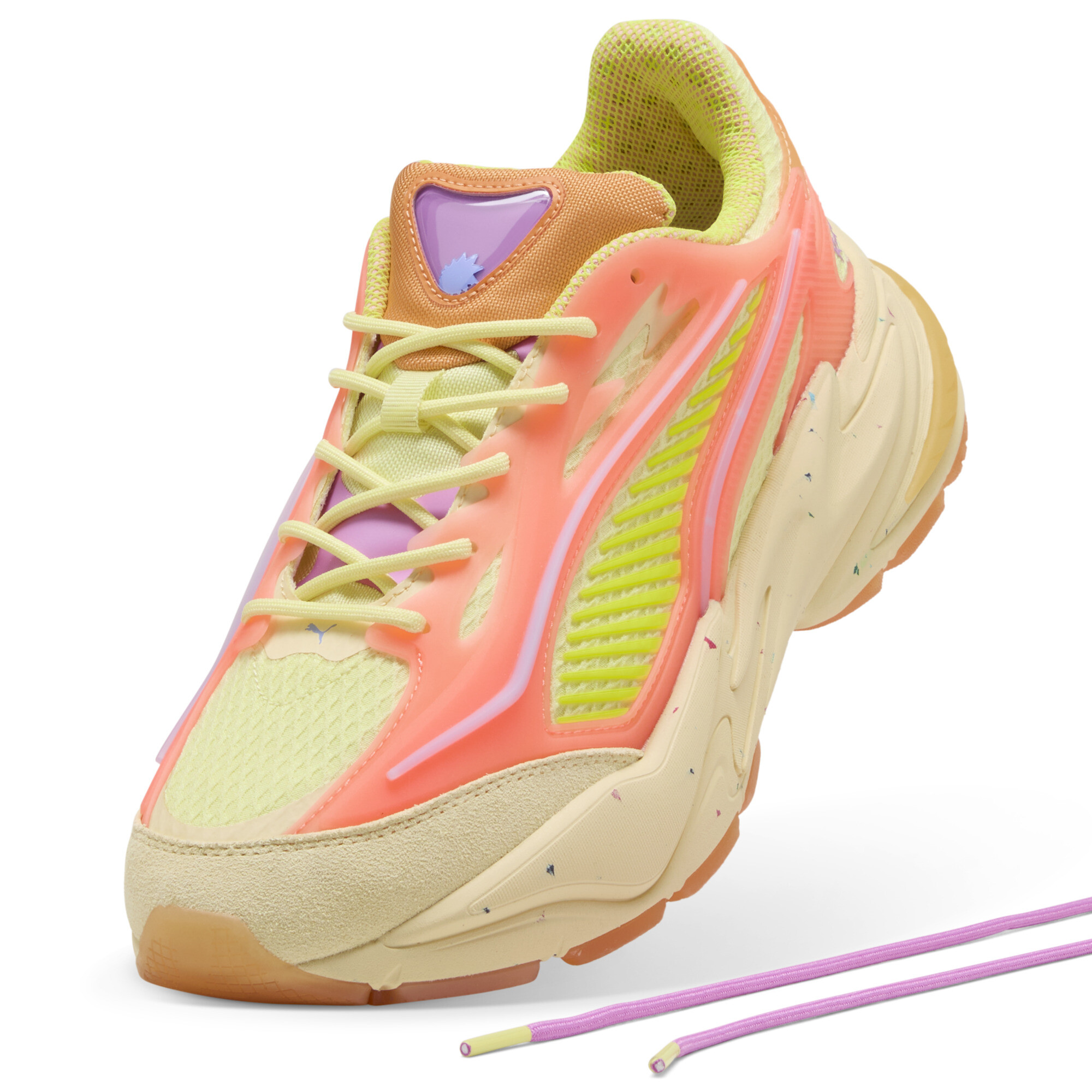 PUMA x RICK AND MORTY RS Surge sneakers Uniseks, Goud, Maat 37 thumbnail 3