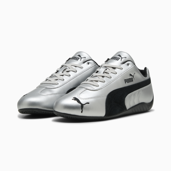 Speedcat Metallic Sneakers Unisex, PUMA Silver-PUMA Black, large-ZAF