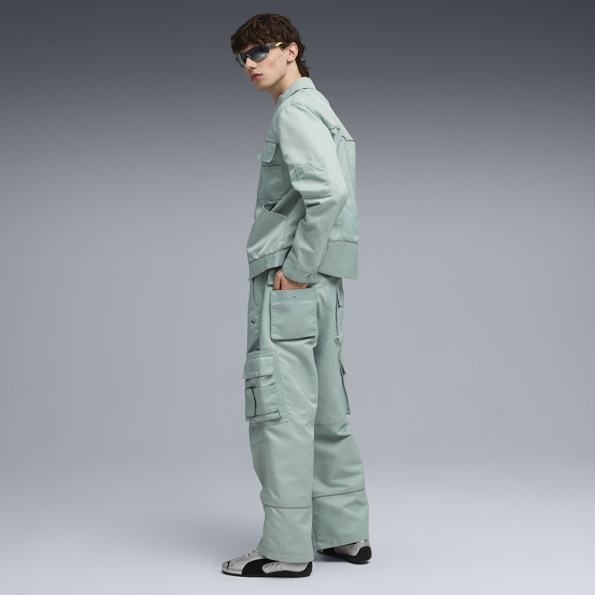 PUMA Speetcat Metallic sneakers uniseks, Zwart/Zilver, Maat 36 thumbnail 9