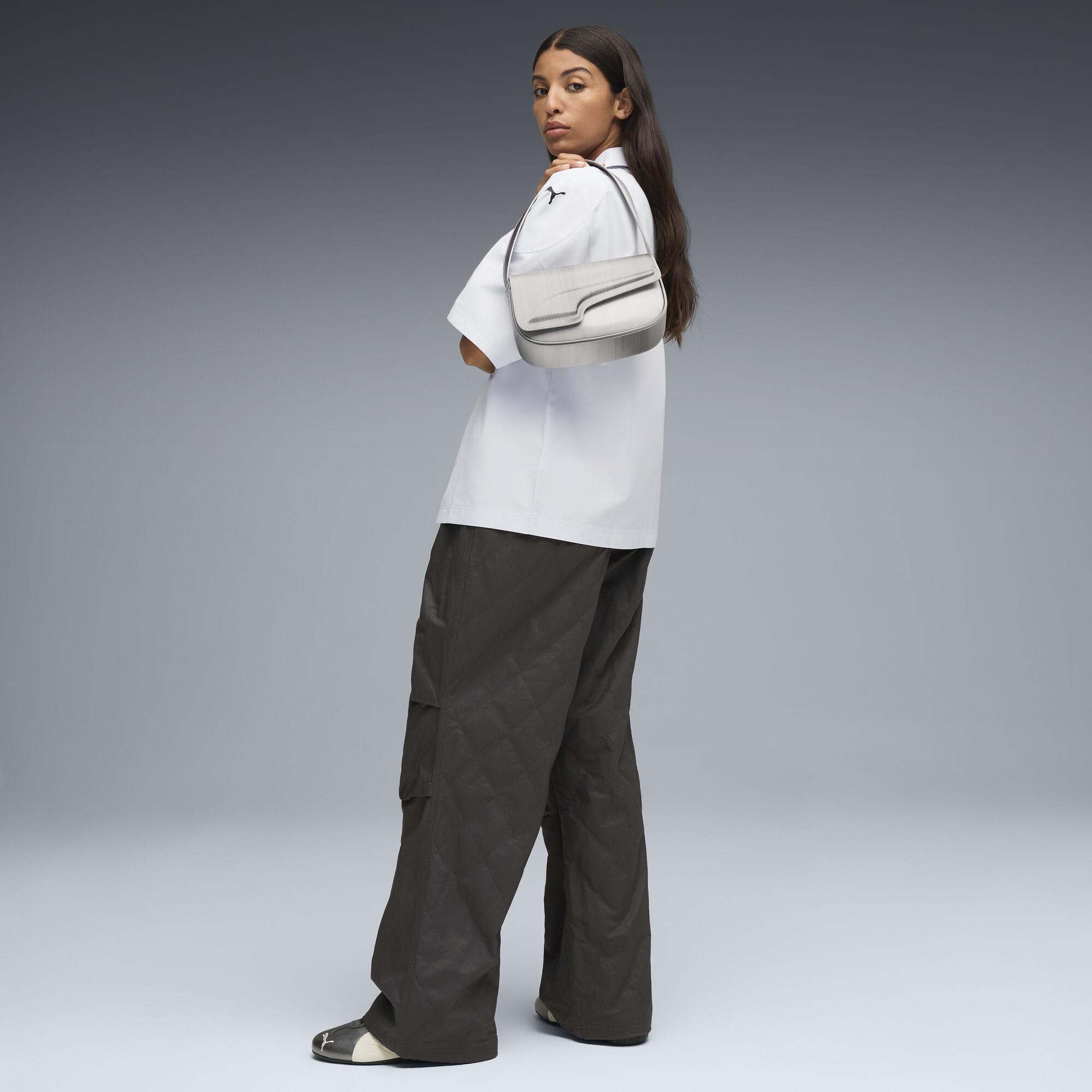 PUMA Speetcat Metallic sneakers uniseks, Zwart/Wit, Maat 44 thumbnail 7