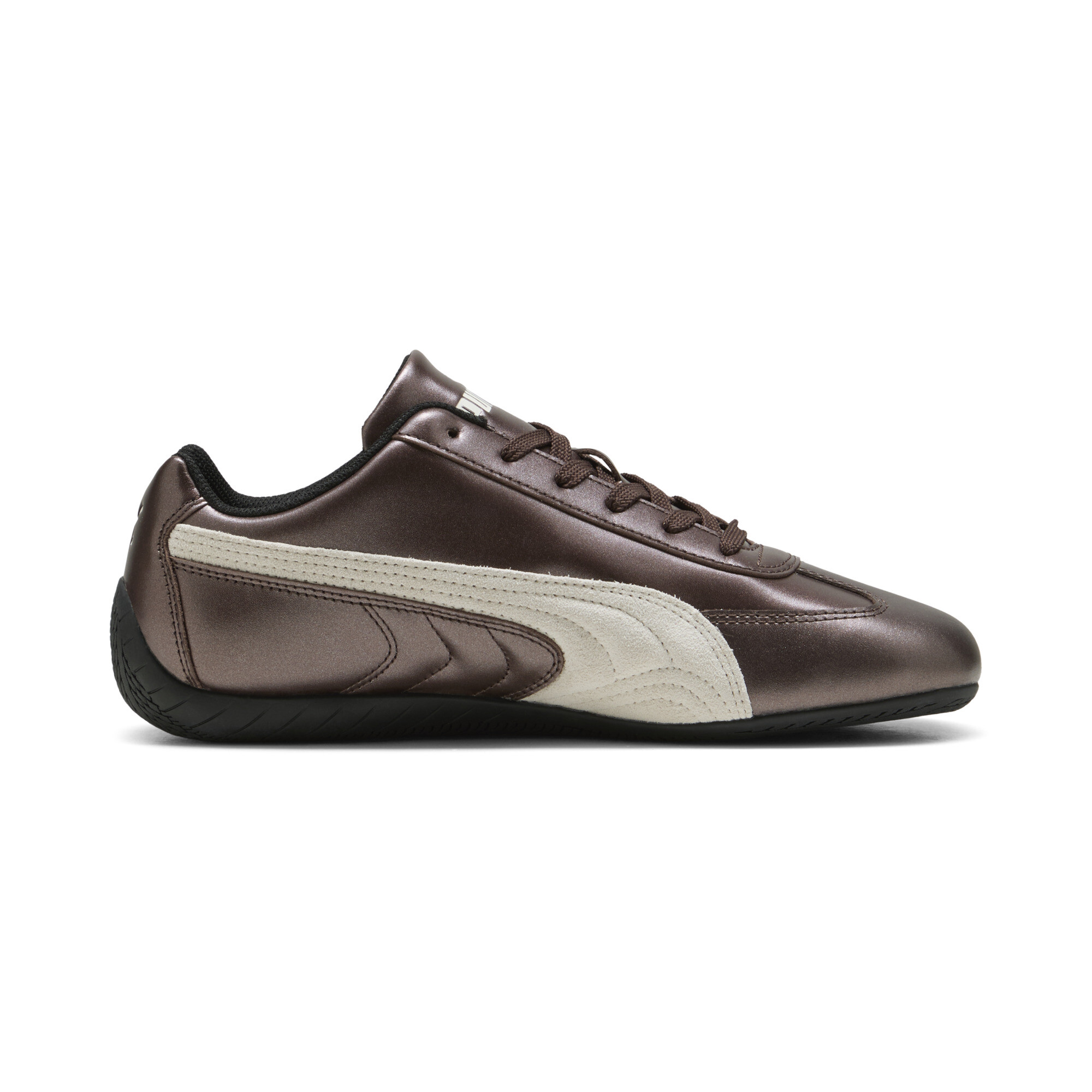 PUMA Speetcat Metallic sneakers uniseks, Wit/Bruin, Maat 36 thumbnail 3