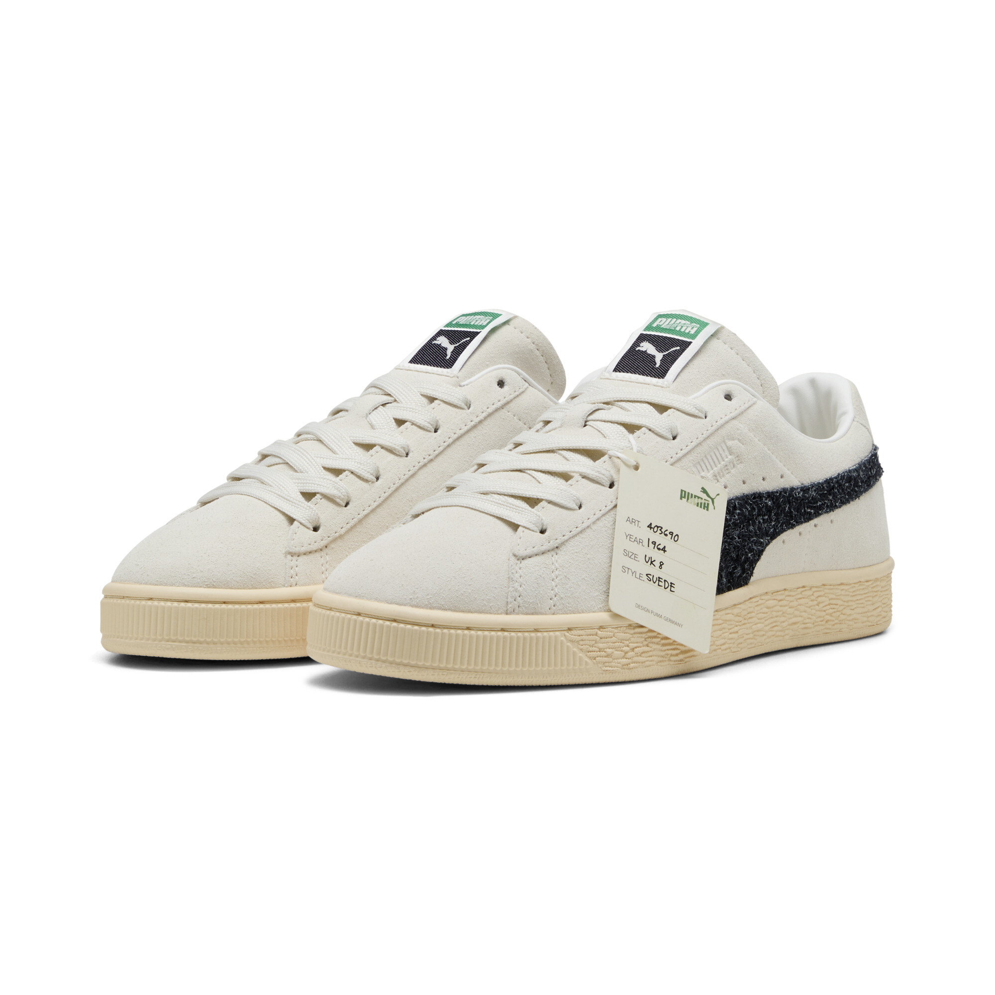 PUMA Suède The NeverWorn VI uniseks sneakers, Zwart/Grijs, Maat 38,5 thumbnail 6