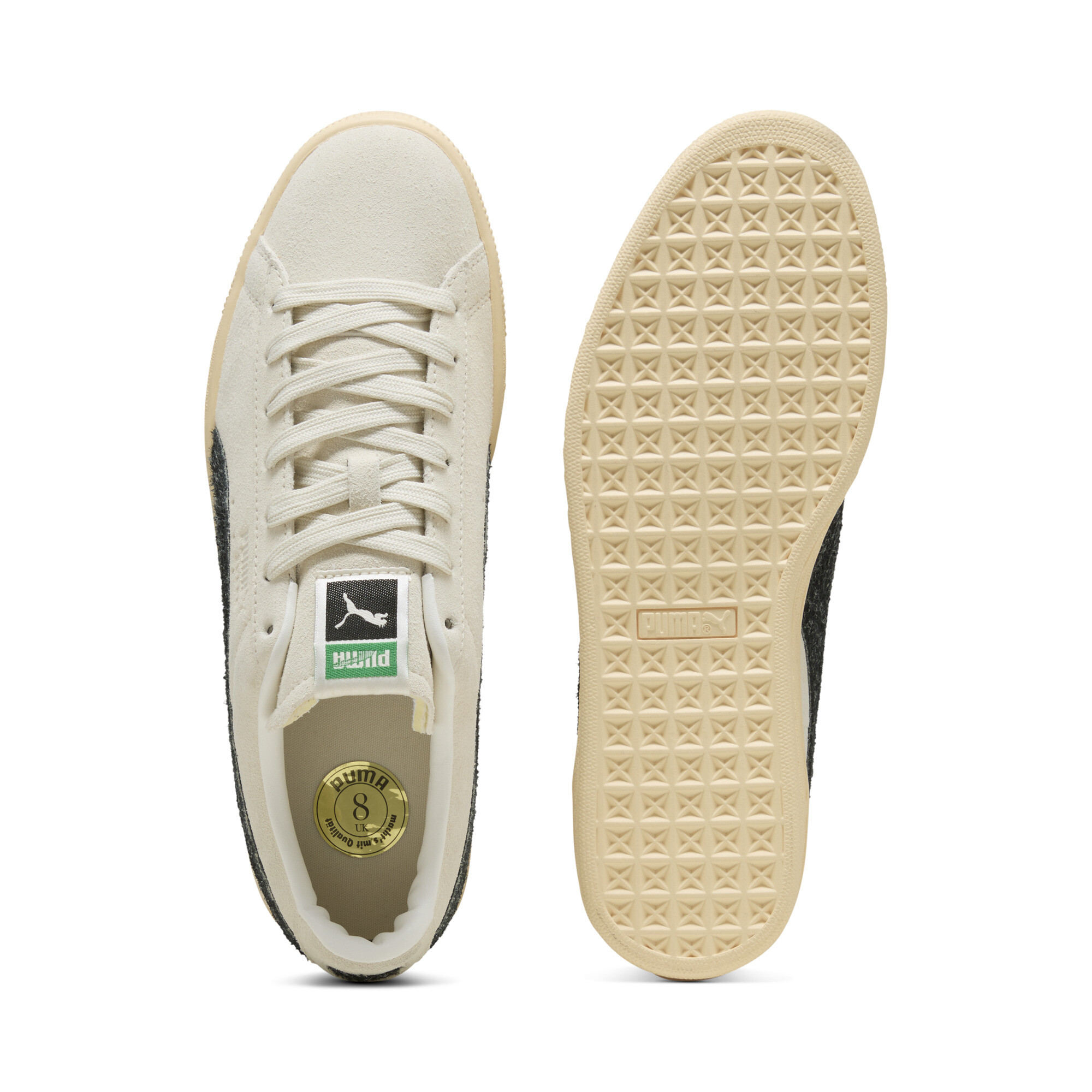 PUMA Suède The NeverWorn VI uniseks sneakers, Zwart/Grijs, Maat 38,5 thumbnail 4