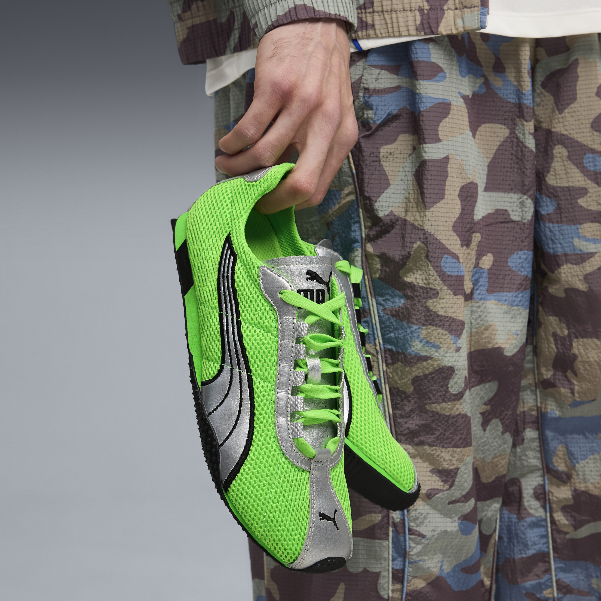 PUMA H-Street OG uniseks sneakers, Groen/Zilver, Maat 40 thumbnail 8