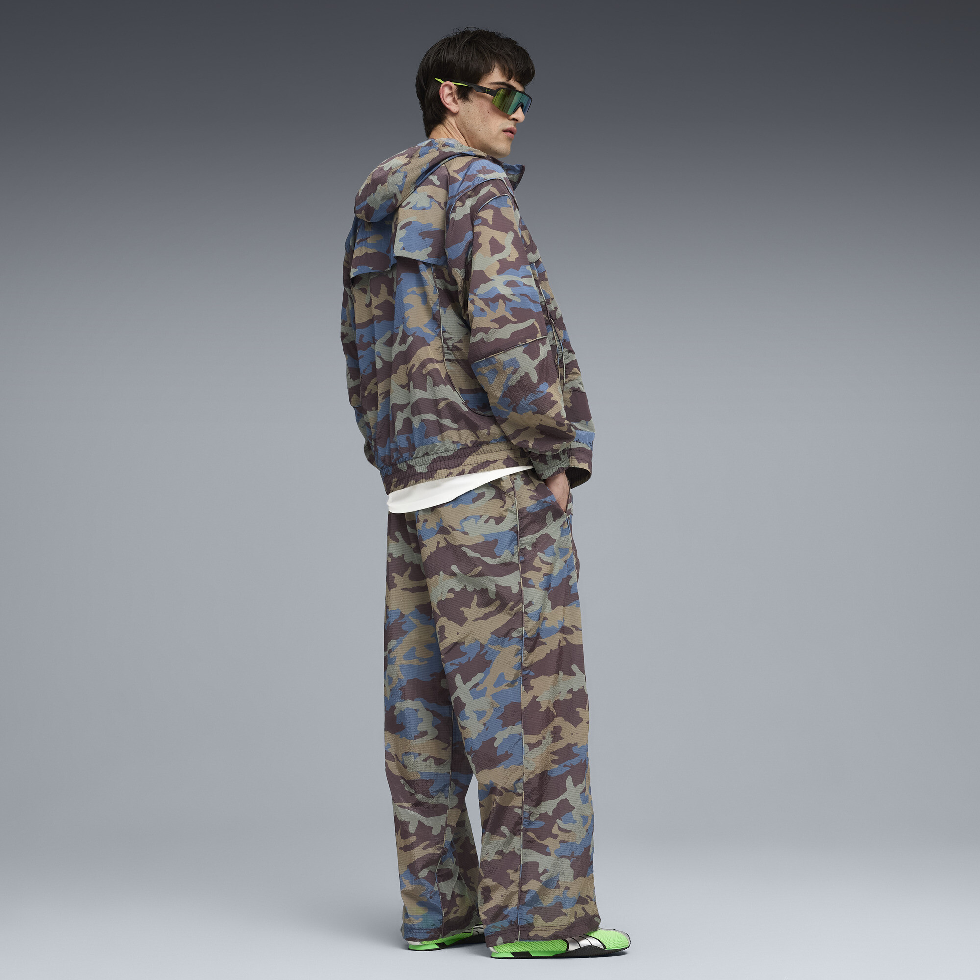 PUMA H-Street OG uniseks sneakers, Groen/Zilver, Maat 40 thumbnail 7